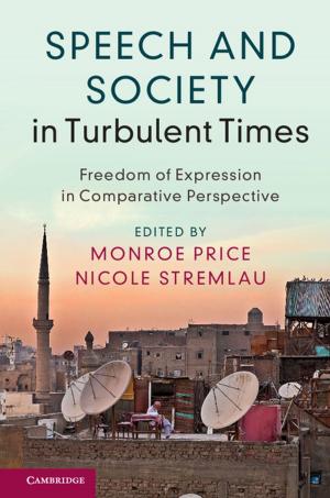Cover of the book Speech and Society in Turbulent Times by Joshua W. Busby