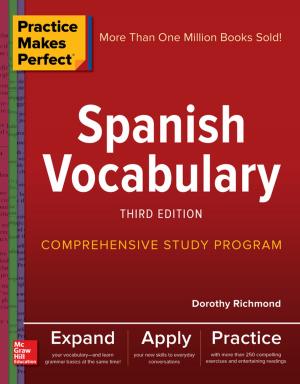 Book cover of Practice Makes Perfect: Spanish Vocabulary, Third Edition