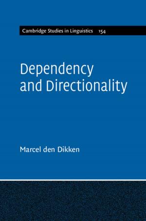 Cover of the book Dependency and Directionality by Qing Gu, Yeshaiahu Fainman