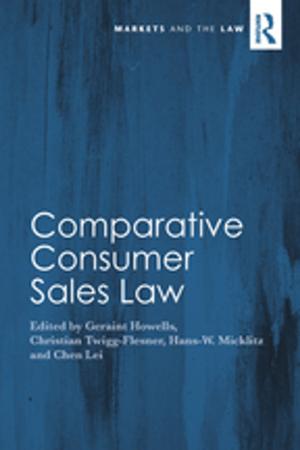 Cover of the book Comparative Consumer Sales Law by James Somerville