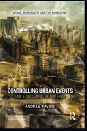 Cover of the book Controlling Urban Events by David Cunning