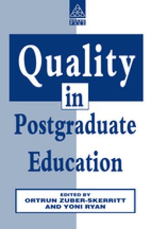 Cover of the book Quality in Postgraduate Education by Jennifer A Schlosser