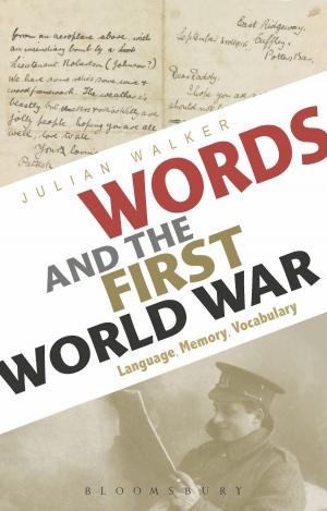 Cover of the book Words and the First World War by Professor Jerry Wellington