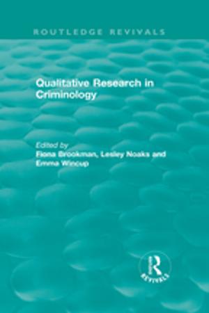 Cover of the book Qualitative Research in Criminology (1999) by Julie Des Jardins