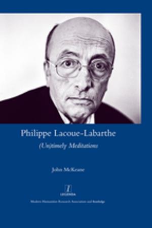 Cover of the book Philippe Lacoue-Labarthe by Brian Wicker