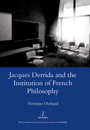 Cover of the book Jacques Derrida and the Institution of French Philosophy by 