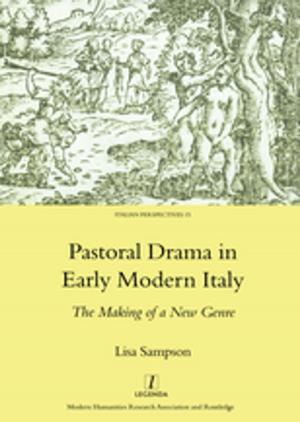 Cover of Pastoral Drama in Early Modern Italy