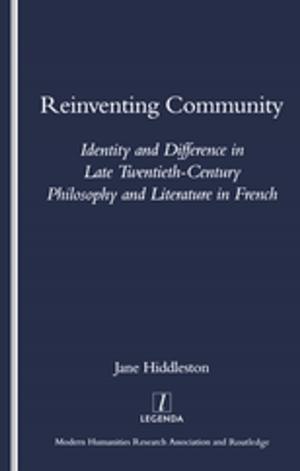 Cover of the book Reinventing Community by Deborah Denenholz Morse