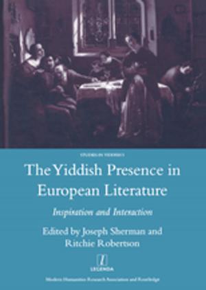 Cover of the book The Yiddish Presence in European Literature by Rafael Cuesta, Christine Sarris, Paola Signoretta, J.C Moughtin