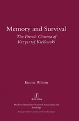 Book cover of Memory and Survival the French Cinema of Krzysztof Kieslowski