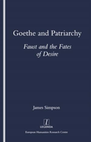 Book cover of Goethe and Patriarchy