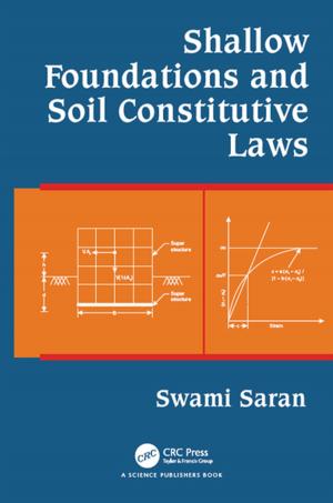 Cover of the book Shallow Foundations and Soil Constitutive Laws by M.M. Rao