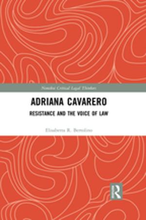 Cover of the book Adriana Cavarero by Jeannie Lo