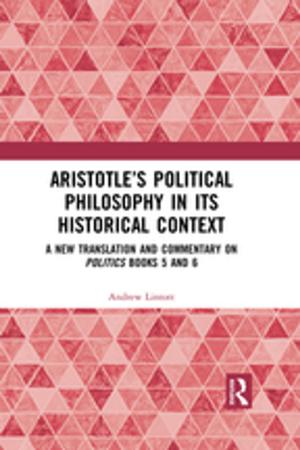Cover of the book Aristotle’s Political Philosophy in its Historical Context by Adela Cortina, Domingo García-Marzá