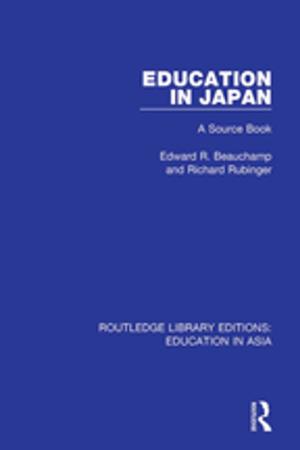 Cover of the book Education in Japan by Paul de Ruijter
