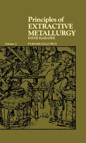 Cover of the book Principles of Extractive Metallurgy by Adolfo Villafiorita