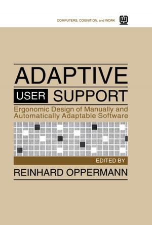 Cover of the book Adaptive User Support by Donald H. Les