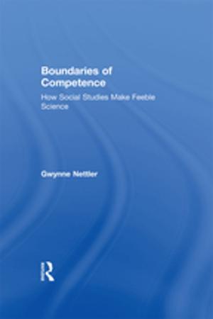Cover of the book Boundaries of Competence by Gavin Cologne-Brookes, Neil Sammells, David Timms