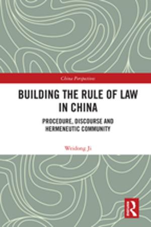 Book cover of Building the Rule of Law in China