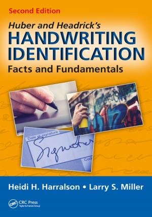 Book cover of Huber and Headrick's Handwriting Identification