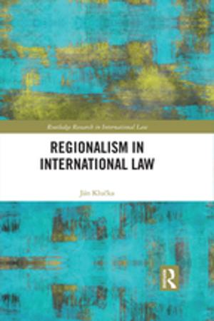 Cover of the book Regionalism in International Law by Ana Paula Bortoleto