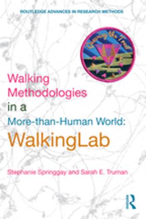 Book cover of Walking Methodologies in a More-than-human World