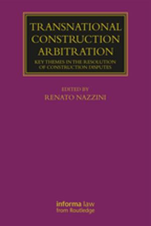 Cover of the book Transnational Construction Arbitration by Frédéric Vandenberghe