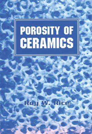 Book cover of Porosity of Ceramics