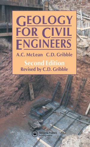 Cover of the book Geology for Civil Engineers by Yun Zheng, Bo Yu, Jianchen Wang, Jiujun Zhang