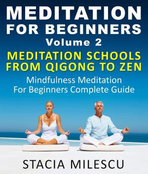Cover of Meditation For Beginners Volume 2 Mediation Schools From Qigong To Zen Mindfulness Meditation For Beginners Complete Guide