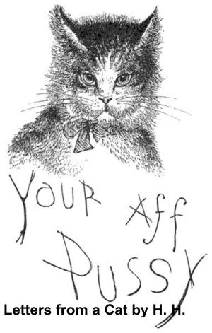 Cover of the book Letters from a Cat, published by her mistress for the benefit of all cats and the amusement of little children (Illustrated) by James D. Richardson