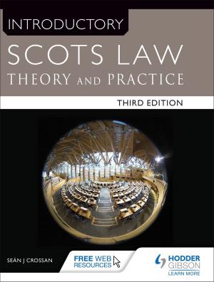 Cover of the book Introductory Scots Law Third Edition by Simon Wood, Claire Wood