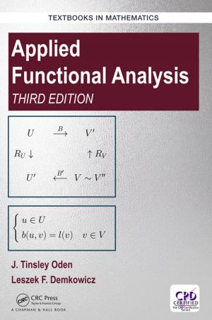 Cover of the book Applied Functional Analysis by Victoria A. Lane, Richard J. Wood, Carlos Reck, Marc A. Levitt