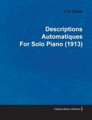 Cover of the book Descriptions Automatiques by Erik Satie for Solo Piano (1913) by Robert Louis Stevenson