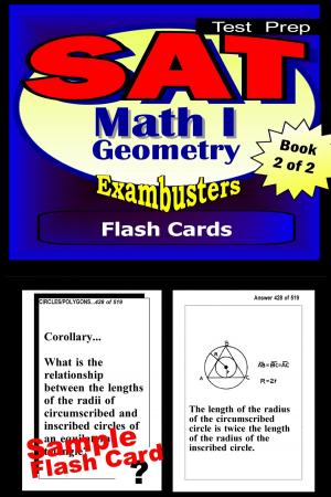 Cover of the book SAT Math Level I Test Prep Review--Exambusters Geometry Flash Cards--Workbook 2 of 2 by GRE Exambusters