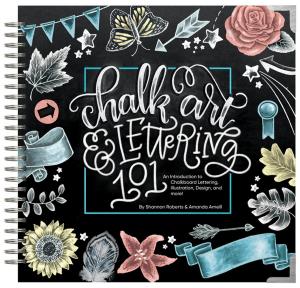 Cover of the book Chalk Art and Lettering 101 by Color Like a Grownup