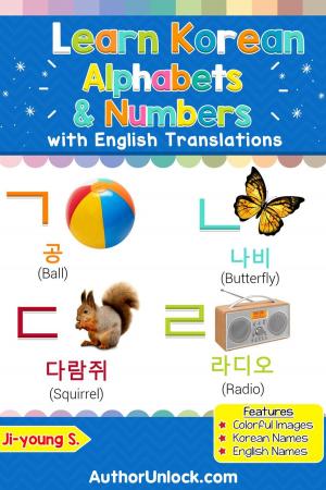 Book cover of Learn Korean Alphabets & Numbers