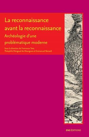 Cover of the book La reconnaissance avant la reconnaissance by Collectif