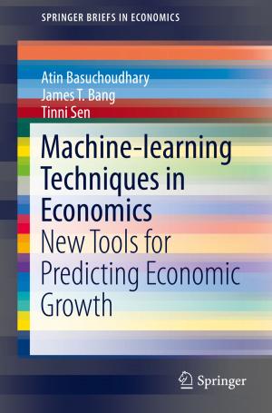 Cover of the book Machine-learning Techniques in Economics by David A. Rothery