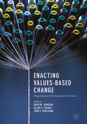 Cover of the book Enacting Values-Based Change by Silvia Menegazzi
