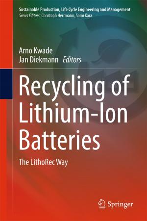 Cover of the book Recycling of Lithium-Ion Batteries by Matt Flynn, Col Mellon, Gary Harper, Helen Larson, Jeremy Harmsworth, Matt Flynn, Morgan Hartney