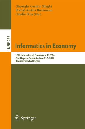 Cover of the book Informatics in Economy by Jun Feng, Toyohide Watanabe