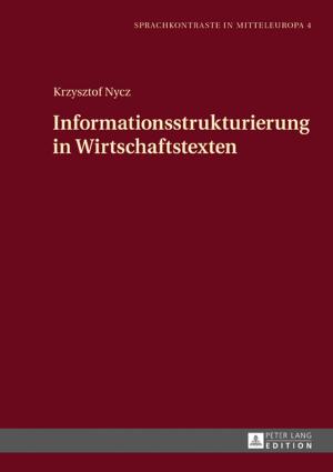 Cover of the book Informationsstrukturierung in Wirtschaftstexten by 