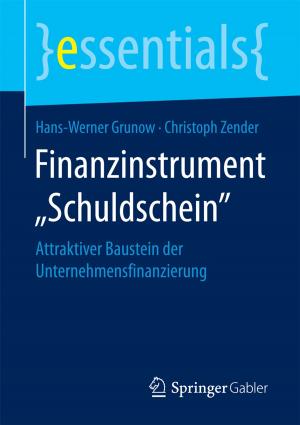 Cover of the book Finanzinstrument „Schuldschein“ by Andreas Meier, Edy Portmann