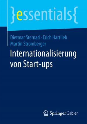 Cover of the book Internationalisierung von Start-ups by Natascha Bagherpour Kashani, Hatto Brenner