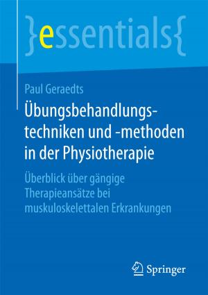 Cover of Übungsbehandlungstechniken und -methoden in der Physiotherapie