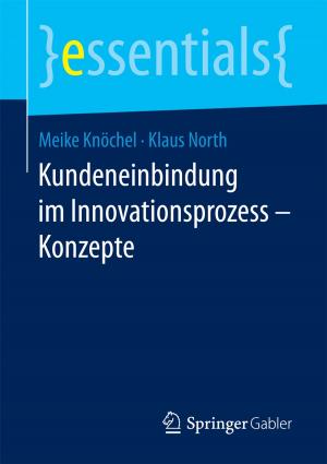 Cover of the book Kundeneinbindung im Innovationsprozess – Konzepte by Paul Geraedts
