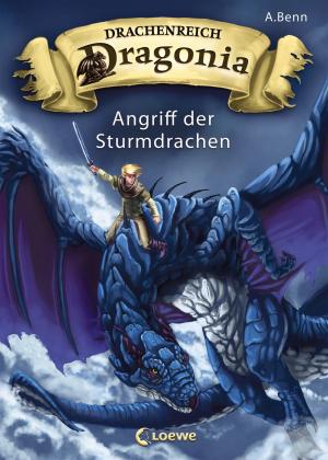 Book cover of Drachenreich Dragonia 1 - Angriff der Sturmdrachen
