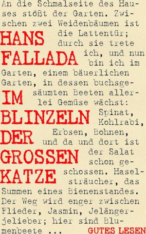 Cover of the book Im Blinzeln der großen Katze by Ingeborg Wannags