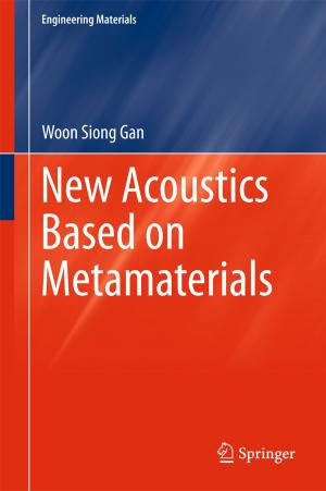 Cover of the book New Acoustics Based on Metamaterials by Dipankar Deb, Rajeeb Dey, Valentina E. Balas